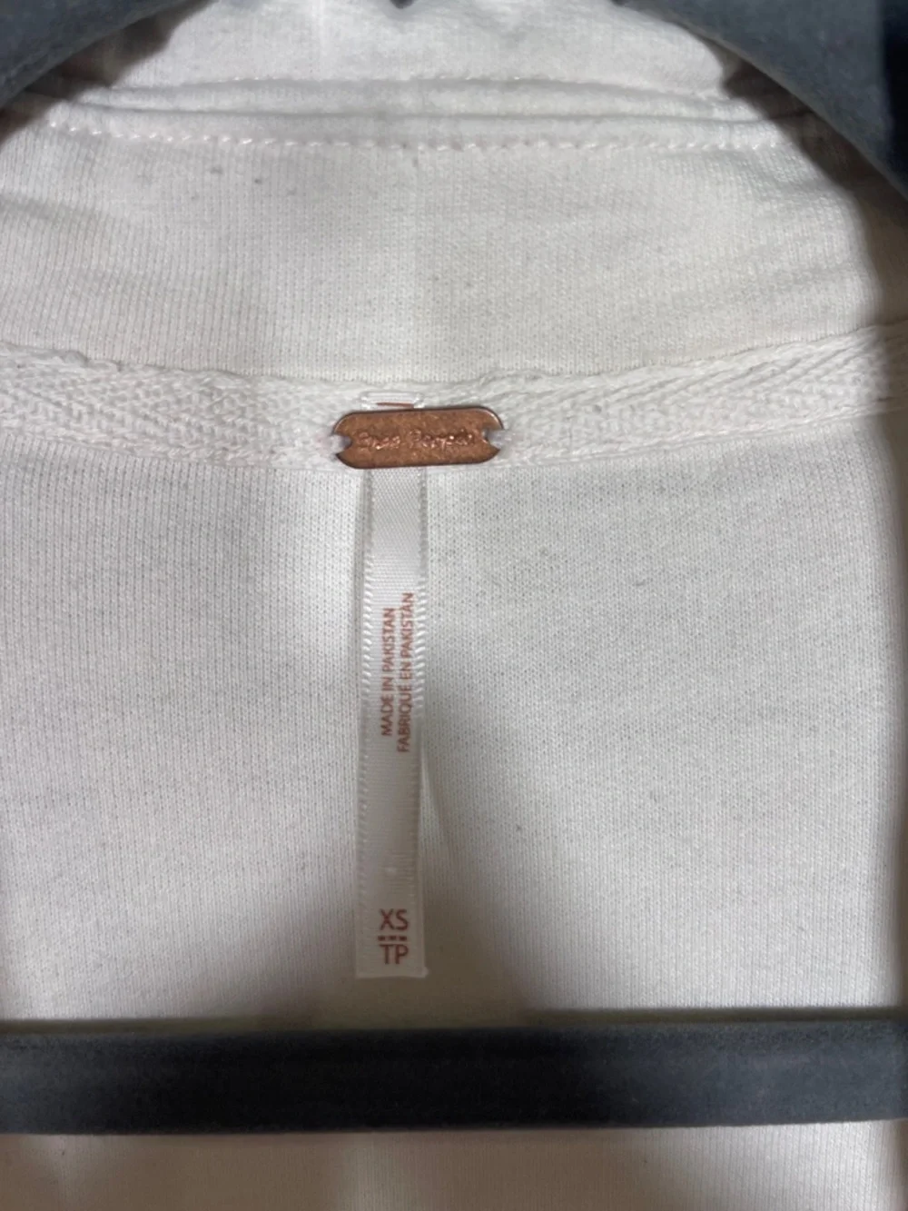 FREE PEOPLE RUBY JACKET BUTTON DOWN OFF WHITE XS OVERSIZED